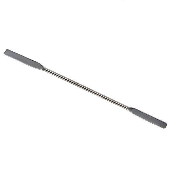 A2Z Lab Spatula Stainless Steel Sampler Spatula Long Double-Ended Spatula with Flat Ends for Handling Mixing Transfering Cream, Gel, Powder- Laboratory Supplies for Experiments & Lab Use - 9"