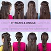 Expressions 3,000pc Hair Elastics Snag-Free Rubber Bands Small Clear Hair Elastics, Mini Hair Rubberbands For Easy Hairstyling - Clear Hair Ties