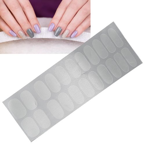 22pcs Nail Polish Protective Strips Self Adhesive Nail Wraps No Harm DIY Nail Decorations Nail Guard Manicure Protector for Women Girls Household Salon Use