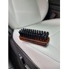 Geist. Leather & Upholstery Cleaning Brush Medium | To clean car seats, leather sofas, and alcantara | For car interiors, furniture, boots, shoes, bags and more
