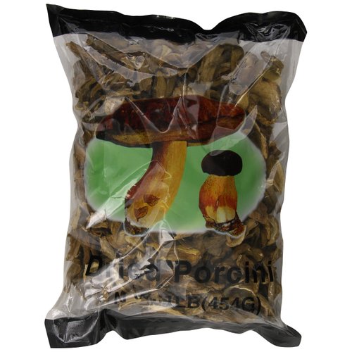Mushroom House Dried Porcini Mushrooms Grade AAA Premium, 1 Pound
