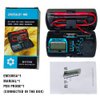 allsun Auto Ranging Pocket Tiny Digital Multimeter, Mini Electrical Travel Meter AC/DC Ohm Volt NCV Amp Capacitance Frequency Diode Continuity