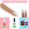 Silicone Practice Fingers for Acrylic Nails, Soft Nail Training Model Practice Finger, Flexible Nail Mannequin Finger for DIY Nails Practice（No. 3）