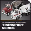 Diecast Masters Western Star 4700 SFFA Concrete Mixer Truck- White | Tandem With Mixer | 1:50 Scale Model Semi Trucks | Diecast Model by Diecast Masters 71035