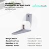 AnthroFlex Wall Mounted Compact Stadiometer with Wall Plate - 220 Centimeter Metric (Not Feet or Inches), Ideal for Clinics