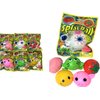 JA-RU Splat Ball - Squishy Stress Balls (6 Assorted Pack) Emoji-Squishy Ball Fidget Pack for Kids and Adults. Party Favor Classroom Treasure Box Prize Birthday Gifts Easter Egg Stuffers. 5303-6p