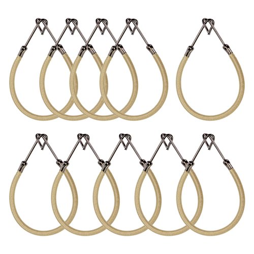 Mini Skater 10Pcs Women Ponytail Hooks Bungee Small Rubber Bands Hair Ties Accessories Elastic Holder Blonde Beige Styling Headbands Tools Claw Thick Hair Clips for Girl (Apricot)