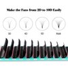 Eyelash Extension Supplies C Curl 0.07 Rapid Volume Lash Extensions Easy Fan 3D 4D 5D 6D 7D 10D Automatic Blooming Flower Lashes Self Fanning Lashes Russian Volume Individual Lashes （C-0.07,14mm）