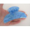 Generic Bright blue marbled hair claw clip for thick hair