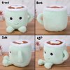 AULUDA Latte Plush Toy, 30 cm Stuffed Coffee Mug Plushie Pillow Doll, Soft Cup Fluffy Friend, Hugging Cushion - Present for Every Age… (Latte)