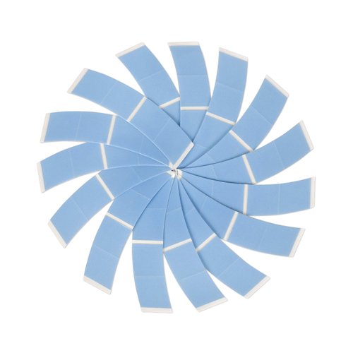 Wig Tape for Lace Wigs Waterproof Double-Sided Strong Adhesive Tape Lace Front Wig Tape C Curve 36 Pieces Blue Color