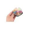 Leadigol 3 Pair Hair Bun Cover,Colored Hair Nets Hair Snood Hair Bun Cover with Flower Hair Net Holder Women's Hair Bun Cover Snood Ballet Dance Hair Net Accessories
