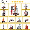 Tecnobicho Space Rocket Stem Project Toy for Boy Age 7 8 9 10 11 12 13 Building Block for Kid Age 8-12 Science Kits for Kids Age 8-14 Christmas Birthday Gift for Boys Girls 7-13
