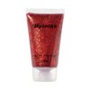 Mysense Red Body Glitter Gel, Singer Concerts Face Glitter Makeup, Music Festival Rave Face Eye Hair Accessories, Chunky Glitter Mermaid Sequins, Sparkling Glitter Face Paint for Women, 30g