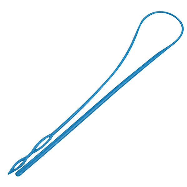 yuntop 1Pcs 23In Flexible Plastic Drawstring Threader Tool, Easy Threader Drawstring Replacement Tool for Jackets Swim Trunks Pants Sweatpants Shorts Hoodies (Blue)