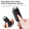 Travel Hair Brush with Mirror Folding Hair Brush Collapsible Pocket Size Brush Mini Hair Brush Massage Comb Compact Hair Brush Hair Styling Tools for Gym,Trip,Purse,Swimming (Removable Mirror)