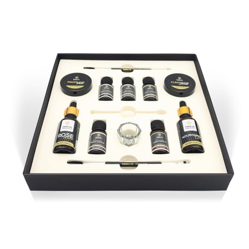 Parallel Products Henna Hair Color Kit - Complete Tint Kit for Professional Spot Coloring - Covers Grays and Roots - Color Palette Included