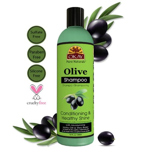 OKAY OLIVE OIL SHAMPOO 12oz / 355ml