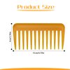 Mini Wide Tooth Comb, Small Travel Detangling Comb Pocket Curly Hair Comb Portable Styling Comb Shower Wet Comb for Women, Beard Comb for Men, No Handle Desigh (1 Pack）