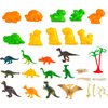 CoolSand Dino Discovery 3D Sandbox for Kids with 1 Pound Moldable Indoor Artificial Play Sand, Shaping Molds, Dinosaur Figures, 3D Tray