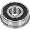 Bonbo 10Pcs Flanged Ball Bearings ID 5/8" x OD 1-3/8" for Lawn Mower, Wheelbarrows, Carts & Hand Trucks Wheel Hub, Alternative to Snapper, JD, MTD, Marathon AYP Etc, Deep Groove Ball Bearing