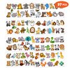 Zoo Temporary Tattoos (8 Sheets 97PCS) Jungles Party Decorations Supplies Favors Safari Animals Theme Birthday Cute Stickers Christmas Gifts for Boys Girls Class School Prizes Carnival