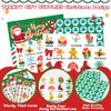 Yoqipati 45PCS Christmas Bingo Game Cards for 24 Players Christmas Bingo Games for Classroom Activities Family Party Favors Xmas Gifts Holiday Supplies