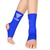 WYOX Ankle Wraps Support Boxing Gear for Men Women Muay Thai Ankle Support Kickboxing Wraps Gym Ankle Support (Pair) (Blue, L/XL (Women 7.0-10.5/ Men 6.0-9.5))
