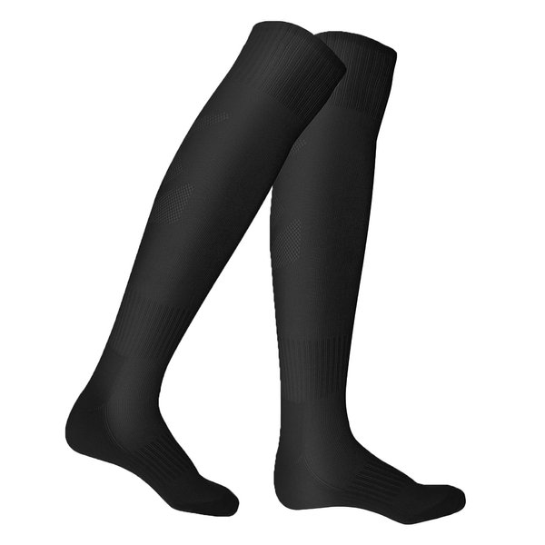 Luwint Knee High Socks for Women and Men Baseball Soccer Costume Accessory (Black)