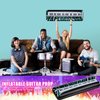 Leyndo 2 Pcs Inflatable Keyboard Piano Rock Star Toys Inflatable Party Props Electric Blow up Keyboard Piano Rock and Roll Party Decorations for Kids 80s 90s Themed Party Carnival Birthday Supplies