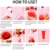 DIY Lip Gloss Making Kit - Moisturizing Lip Stain Handmade Set Fun Makeup Gift Set for Women Girls
