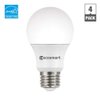 EcoSmart 60W Equivalent Soft White A19 Energy Star and Dimmable LED Light Bulb (4-Pack)