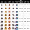 ANGLER DREAM Fly Tying Beads 100 PC/LOT Tungsten Beads Nymph Head Ball Fly Tying Materials (Gold, 2.45 mm,100pcs)