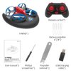 AIROKA 3 in 1 Sea Land and Air 360° Rolling Waterproof RC Drone, Four Axis Aircraft High Speed Drift Cars RC Foam Boat Toys,for Beginners and Gift to Boys and Girls(red)