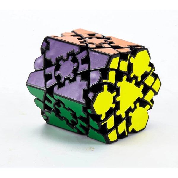 Willking Gear Hexagonal Prism Cube Gear Column Cube Twist Brain Teasers