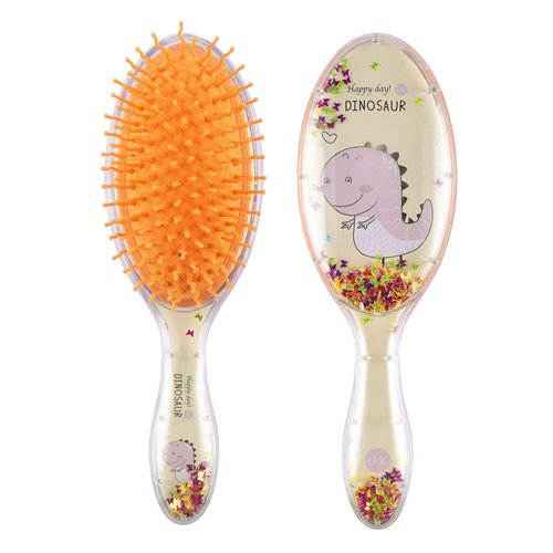 Aethland Detangling Brush for Curly Hair Kids Hair Brush, Kids Detangler Brush No Pain Soft Hair Brush for Curly Hair -Glide Through Tangles With Ease yellow