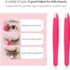 Tweezers Set, High Precision Stainless Steel Eyebrow Tweezers for Facial Hair, Inward Growing Hair and Splinter Remover Kit, Suitable for Women and Men, 4-Piece Set. (pink)