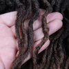 Faux Locs Crochet Hair 12 inch - 6packs/Lot Bo Faux Locs Crochet Hair Curly Dreadlocks Synthetic Faux Locs Braiding Hair Extensions (20 Roots/Pack) #T1B/30