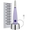 Michael Todd Beauty - Sonicsmooth – SONIC Technology Dermaplaning Tool - 2 in 1 Women’s Facial Exfoliation & Peach Fuzz Hair Removal System with 8 Weeks of Safety Edges