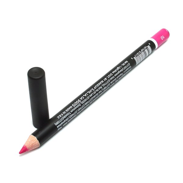She Makeup 1 WP10 Raspberry WaterProof Eye & Lip Liner Pencil Eyeliner Lipliner 0.04 oz / 1.2g + Zipper Bag