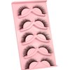 False Eyelashes Cat Eye Lashes Natural Look Fluffy Faux Mink Lashes Wispy Lashes Fox Eye Volume Soft Fake Eye Lash Pack Bratz Doll Lashes By Milllruez