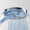 hansgrohe Raindance S Easy Install 4-inch Handheld Shower Head Modern 3 RainAir, BalanceAir, Whirl 04341000,Chrome,Small