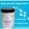 7oz Handmade Luxurious Whipped Body butter with Shea & Cocoa butter based with natural oils - non greasy, moisturizing (White (Baby Powder))