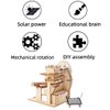 Wooden Marble Run for Kids Ages 8-12 Solar-Powered 3D Puzzle STEM Building Blocks Set,Fun and Educational Toy, for Boys and Girls,Inspires Creativity and Problem-Solving Skills