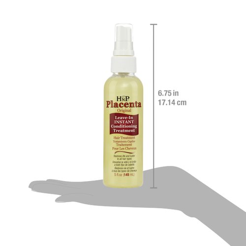 HNP Placenta Original Strength Leave-in Conditioning Hair Treatment Pump, 5 Oz