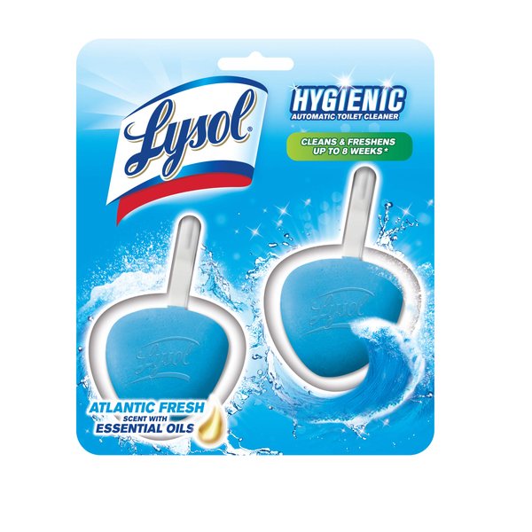 LYSOL No Mess Automatic Toilet Bowl Cleaner, Ocean Fresh Scent 2 ea (Pack of 3)