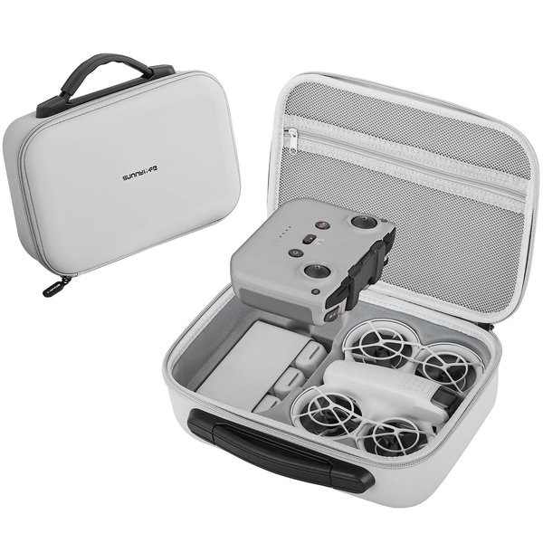 FPVtosky Carrying Case for DJI NEO, Porable Travel Storage Bag for DJI NEO Drone Aceessories (for Neo Fly More Combo,Gray)