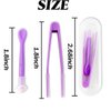 ROYHOO 20PCS Colorful Contact Lens Remover and Inserter Tool Case Set, Portable Contact Tweezers with Soft Tip, Contact Applicator for Soft Hard Contact Lense