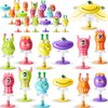 Deekin 48 Pcs Big Eye Animal Toys Spring Launchers Toys Jumping Toys Bouncy Halloween Party Favors for Boys and Girls Classroom Prizes Return Christmas Gifts Goodie Bag Fillers, 6 Styles
