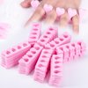 Emivery 50 PCS Pink Nail Art Toes Separators Fingers Foots Sponge Polish Manicure Pedicure for Women And Girl